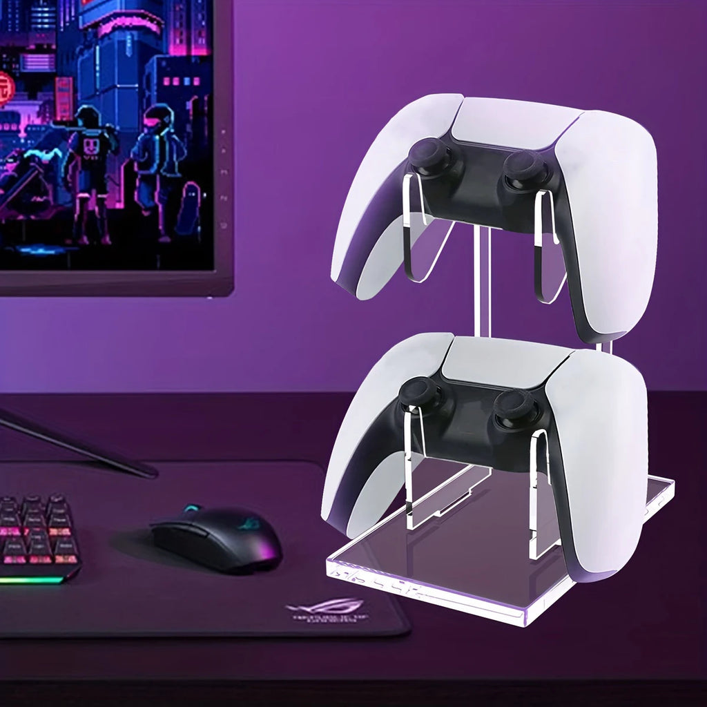 Elevate Your Gaming Setup with the Universal Double-Layer Game Controller Bracket