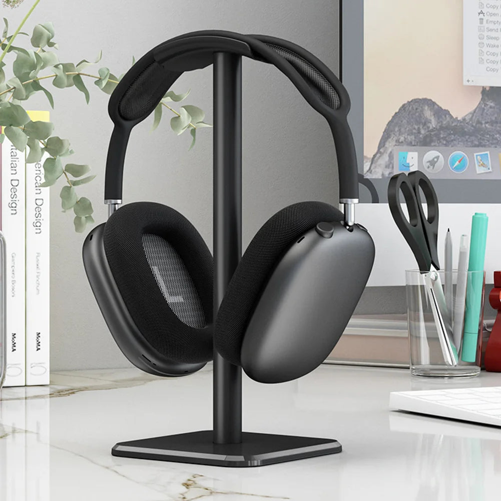 Elevate Your Space with the Aluminium Alloy Headphone Stand - The Ultimate Desktop Organizer for Gamers and Music Lovers
