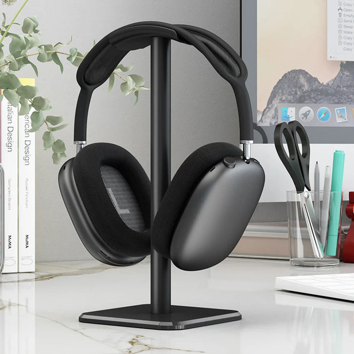 Elevate Your Space with the Aluminium Alloy Headphone Stand - The Ultimate Desktop Organizer for Gamers and Music Lovers