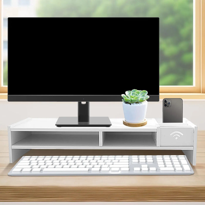 Three-Tier Monitor Riser Shelf