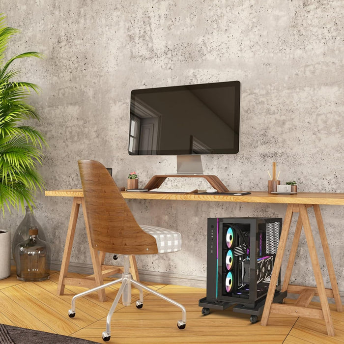 Mobile PC Tower Stand with Casters