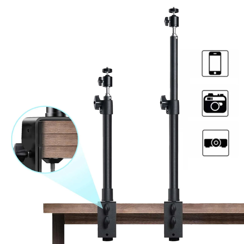 Elevate Your Photography Game with Our Professional Desk Mount Stand for DSLR Cameras and Lighting Equipment - Versatile, Adjustable, and Built to Last!