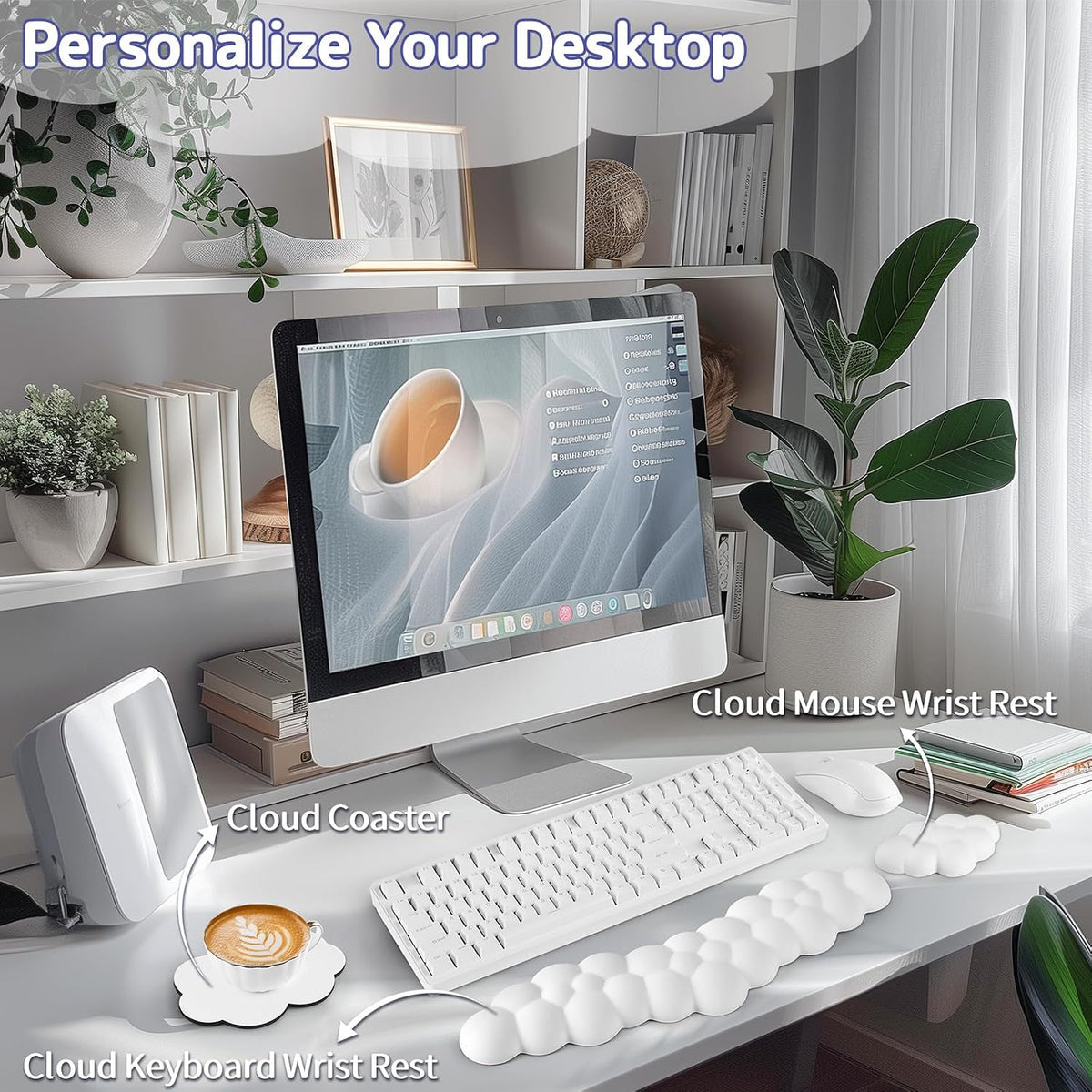 Ergonomic Memory Foam Wrist Rest Set