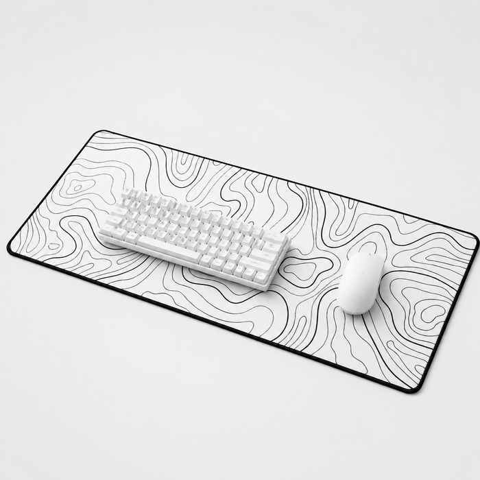 Extended Gaming Mouse Pad - White