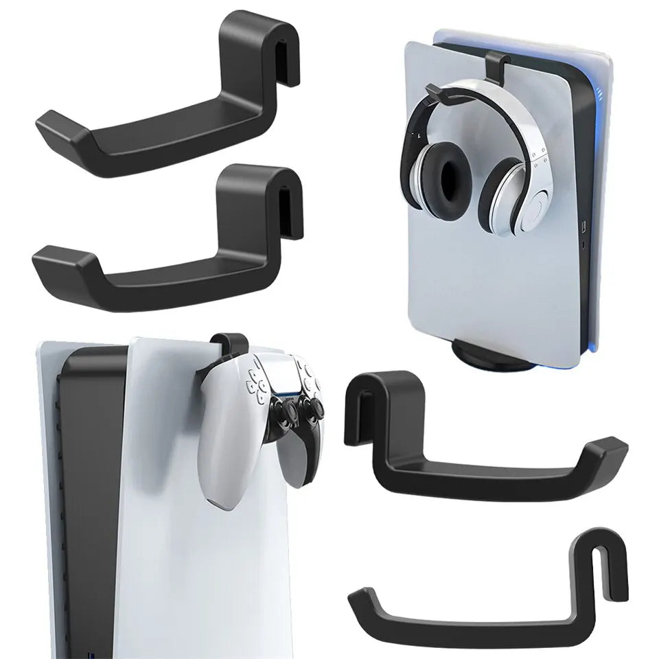 Elevate Your Gaming Setup with the P512 Wall-Mounted Headphone Hanger for PS5 and Gaming Headsets
